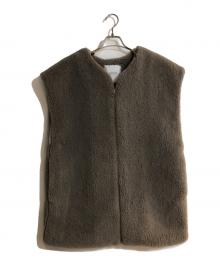 emmi atelier（エミアトリエ）の古着「ecoボアジレ」｜グレー