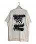 Y-3 (ワイスリー) U GFX SS TEE/U グラフィック ショートスリーブ ティー ホワイト サイズ:2XL：13000円