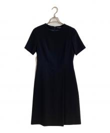 23区（ニジュウサンク）の古着「トリアセダブルジョーゼット ワンピース」｜ブラック