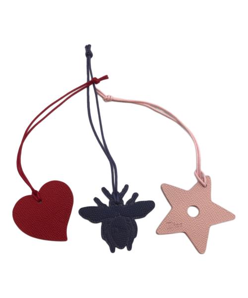 Dior（ディオール）Dior (ディオール) ノベルティキーホルダー3種 レッドの古着・服飾アイテム