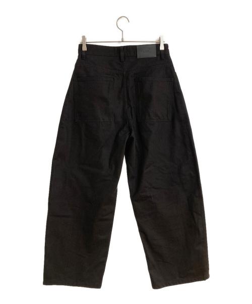 STUDIO NICHOLSON（スタジオ ニコルソン）STUDIO NICHOLSON (スタジオ ニコルソン) PAOLO デニムボリュームパンツ ブラック サイズ:Sの古着・服飾アイテム