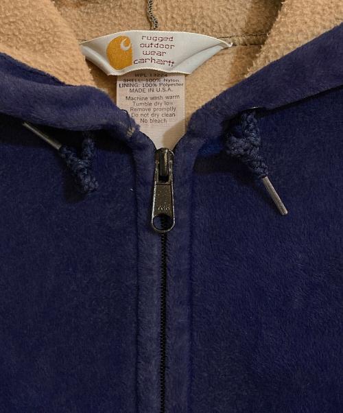 CarHartt（カーハート）CarHartt (カーハート) ジップパーカー ネイビー サイズ:MEDIUMの古着・服飾アイテム