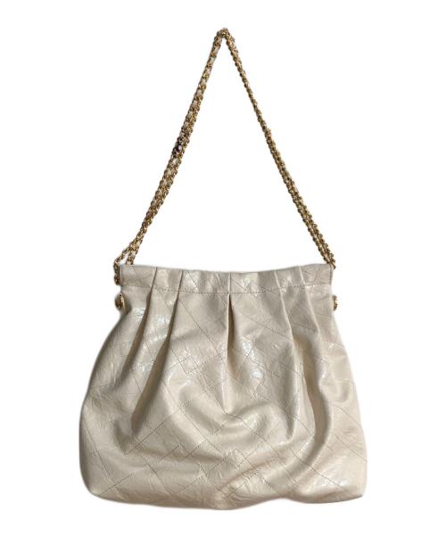 CHARLES & KEITH（チャールズアンドキース）CHARLES & KEITH (チャールズ＆キース) ドゥオ ブレードチェーンハンドルホーボーバッグ ベージュの古着・服飾アイテム