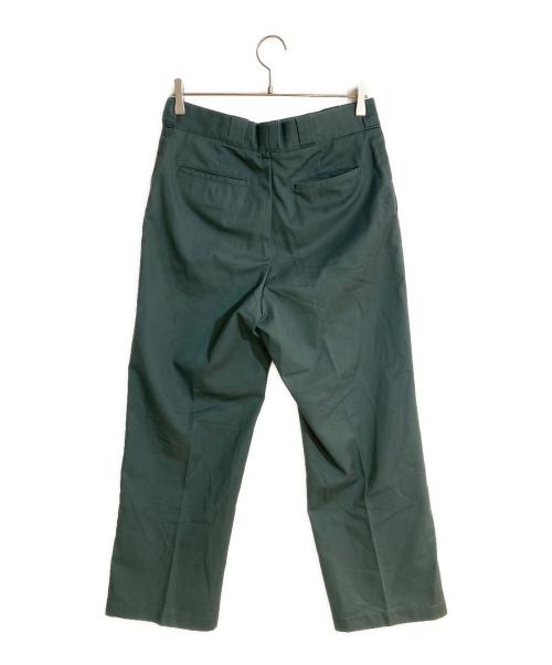 BERNARD ZINS（ベルナール ザンス）BERNARD ZINS (ベルナール ザンス) 2タックワイドトラウザーパンツ グリーン サイズ:40の古着・服飾アイテム