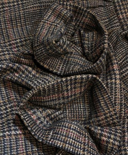 BERNARD ZINS（ベルナール ザンス）BERNARD ZINS (ベルナール ザンス) 千鳥格子ウールパンツ ブラウン サイズ:FR40/US30の古着・服飾アイテム