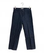 REVERBERATEリバーバレイト）の古着「ストレートデニムパンツ」｜インディゴ