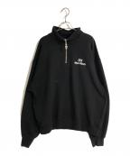 OYオーワイ）の古着「ハーフジップスウェット」｜ブラック