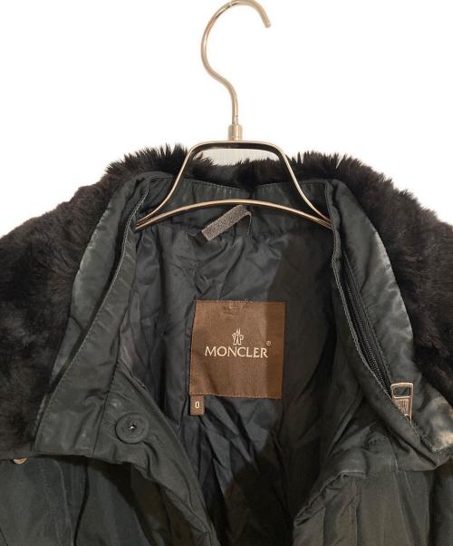 MONCLER（モンクレール）MONCLER (モンクレール) ダウンコート ブラック サイズ:０の古着・服飾アイテム