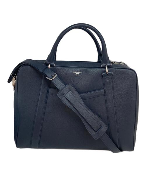 PELLE MORBIDA（ペッレモルビダ）PELLE MORBIDA (ペッレモルビダ) DECK/9ブリーフケース ネイビーの古着・服飾アイテム