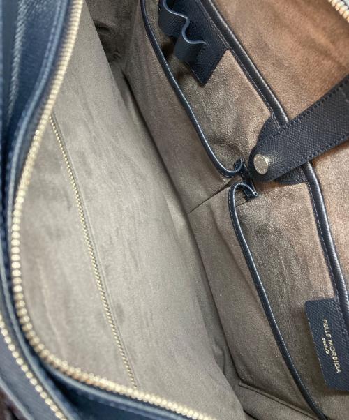 PELLE MORBIDA（ペッレモルビダ）PELLE MORBIDA (ペッレモルビダ) DECK/9ブリーフケース ネイビーの古着・服飾アイテム