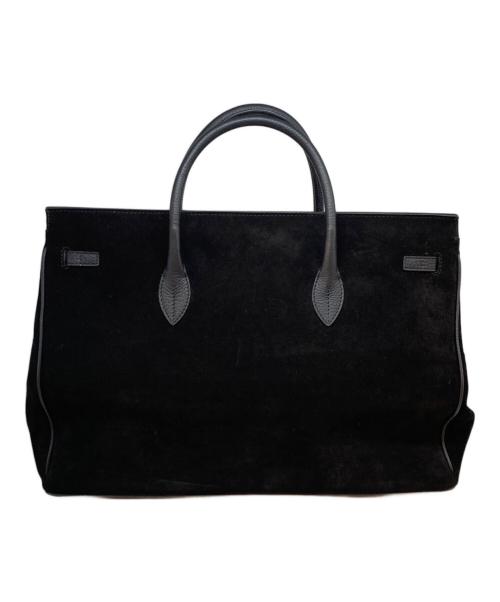 ACATE（アカーテ）ACATE (アカーテ) ostroオストロ　スウェードコンビトートバッグ ブラックの古着・服飾アイテム