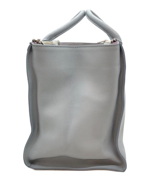 A.D.M.J.（エーディーエムジェイ）A.D.M.J. (エーディーエムジェイ) 王冠ロゴトートバッグ スカイブルーの古着・服飾アイテム