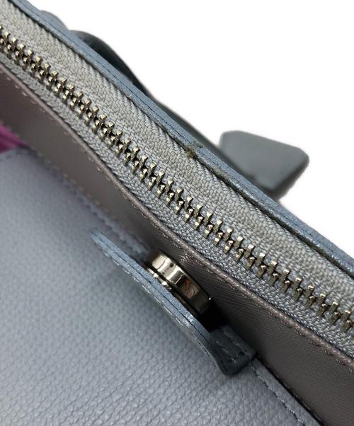 A.D.M.J.（エーディーエムジェイ）A.D.M.J. (エーディーエムジェイ) 王冠ロゴトートバッグ スカイブルーの古着・服飾アイテム