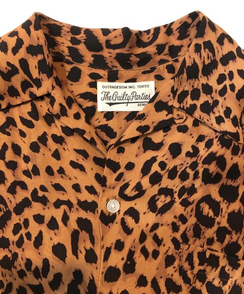 WACKO MARIA（ワコマリア）WACKO MARIA (ワコマリア) LEOPARD HAWAIIAN SHIRT/レオパード　ハワイアン　シャツ ブラウン サイズ:Ｌの古着・服飾アイテム