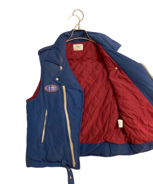 VISVIM（ビズビム）VISVIM (ビズビム) STRABLER DOWN VEST ブルー サイズ:１の古着・服飾アイテム