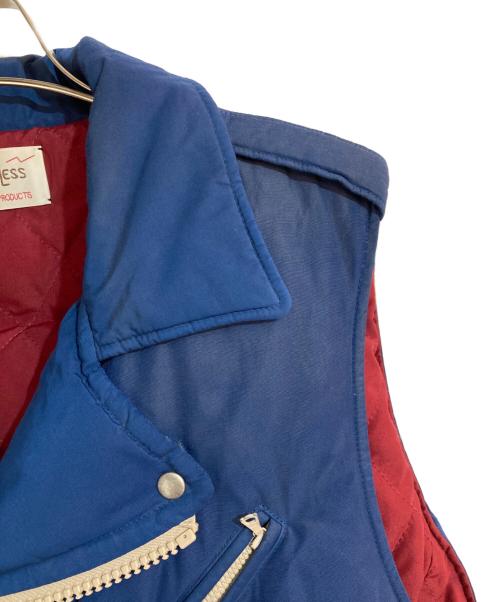 VISVIM（ビズビム）VISVIM (ビズビム) STRABLER DOWN VEST ブルー サイズ:１の古着・服飾アイテム