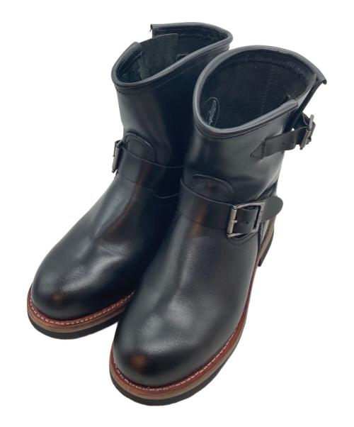 AVIREX（アヴィレックス）AVIREX (アヴィレックス) バックル付きエンジニアブーツ ブラック サイズ:25cmの古着・服飾アイテム