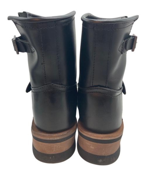 AVIREX（アヴィレックス）AVIREX (アヴィレックス) バックル付きエンジニアブーツ ブラック サイズ:25cmの古着・服飾アイテム