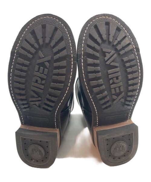 AVIREX（アヴィレックス）AVIREX (アヴィレックス) バックル付きエンジニアブーツ ブラック サイズ:25cmの古着・服飾アイテム