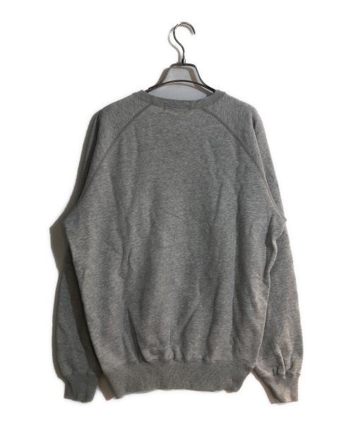 POLO RALPH LAUREN（ポロ・ラルフローレン）POLO RALPH LAUREN (ポロ・ラルフローレン) オールドポロベアプリントラグランスウェット グレー サイズ:Mの古着・服飾アイテム