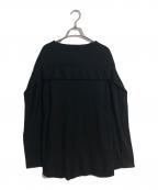 Maison Margiela1メゾンマルジェラ1）の古着「2015マントノースリーブニット」｜ブラック
