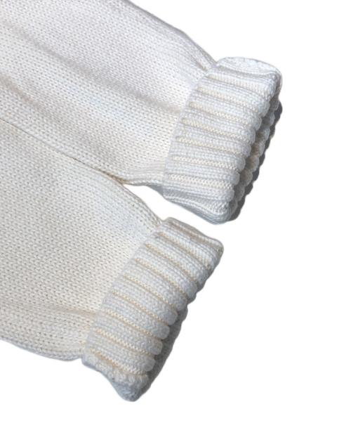 POLO RALPH LAUREN（ポロ・ラルフローレン）POLO RALPH LAUREN (ポロ・ラルフローレン) ポロベアRL刺繍コットンニット アイボリー サイズ:Sの古着・服飾アイテム