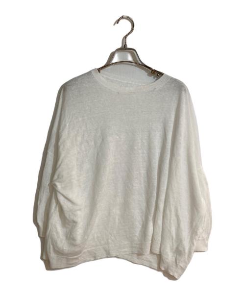 ARTS&SCIENCE（アーツアンドサイエンス）ARTS&SCIENCE (アーツアンドサイエンス) コットンリネン サマーニット ホワイト サイズ:1の古着・服飾アイテム