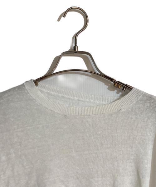 ARTS&SCIENCE（アーツアンドサイエンス）ARTS&SCIENCE (アーツアンドサイエンス) コットンリネン サマーニット ホワイト サイズ:1の古着・服飾アイテム