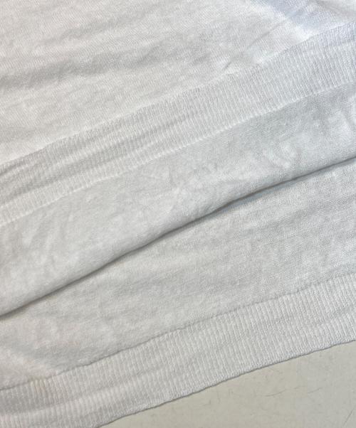 ARTS&SCIENCE（アーツアンドサイエンス）ARTS&SCIENCE (アーツアンドサイエンス) コットンリネン サマーニット ホワイト サイズ:1の古着・服飾アイテム