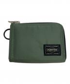 PORTERポーター）の古着「ID WALLET」｜セージグリーン