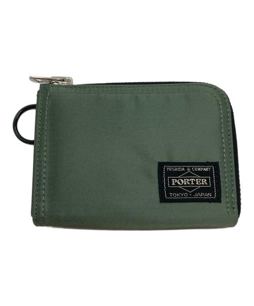 PORTER（ポーター）PORTER (ポーター) ID WALLET セージグリーンの古着・服飾アイテム