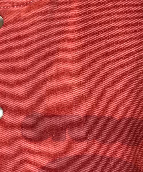 stussy（ステューシー）stussy (ステューシー) Ghost Logo Canvas Varsity/ゴーストロゴ キャンバス バーシティ レッド サイズ:Sの古着・服飾アイテム