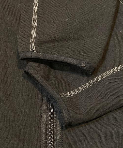 and wander（アンドワンダー）and wander (アンドワンダー) SWEAT CARDIGAN ブラック サイズ:Mの古着・服飾アイテム