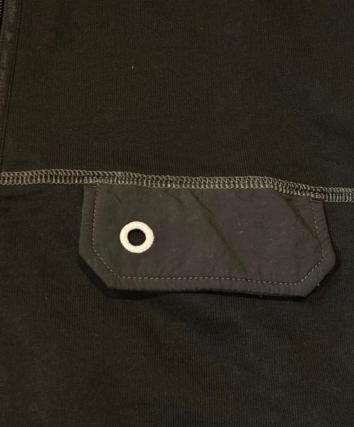 and wander（アンドワンダー）and wander (アンドワンダー) SWEAT CARDIGAN ブラック サイズ:Mの古着・服飾アイテム