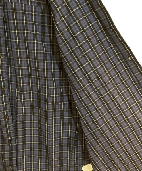 SUPREME（シュプリーム）Supreme (シュプリーム) supreme loose fit mini plaid s/s shirt／ルーズフィット ミニ プレイド パープル サイズ:Ｌの古着・服飾アイテム