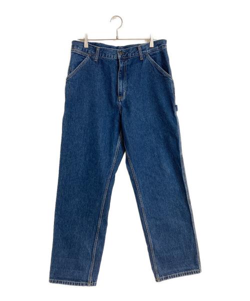 Carhartt WIP（カーハート ワークインプログレス）Carhartt WIP (カーハート ワークインプログレス) SINGLE KNEE PANT（シングルニーパンツ） インディゴ サイズ:W32×L32の古着・服飾アイテム