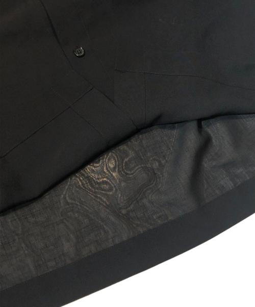 SCHOTT BROS.（ショット）SCHOTT BROS. (ショットブロス) SLUB CHIFFON S/S SHIRT/スクラブシフォンシャツ ブラック サイズ:XLの古着・服飾アイテム