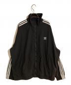adidas Originalsアディダスオリジナル）の古着「アディカラー ウーブン ファイヤーバード トラックトップ」｜ブラック