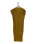 ADOLFO DOMINGUEZ (アドルフォ ドミンゲス) プリーツノースリーブワンピース イエロー サイズ:XS：4500円