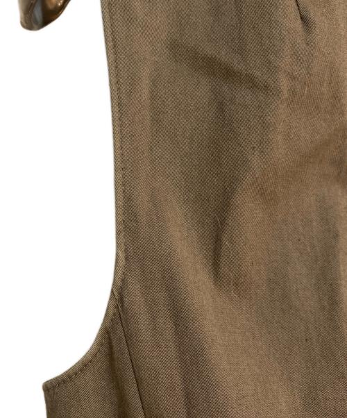 theory（セオリー）theory (セオリー) CHINO ST WASH/VOLUME DART DRESS グリーンの古着・服飾アイテム