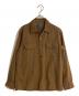 PENDLETON（ペンドルトン）の古着「ヴィンテージオンブレオープンカラーシャツ」｜ブラウン