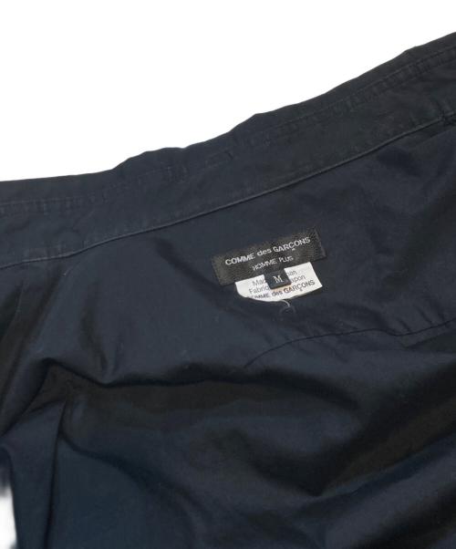 COMME des GARCONS HOMME PLUS（コムデギャルソンオムプリュス）COMME des GARCONS HOMME PLUS (コムデギャルソンオムプリュス) 21AW片方二重シャツ レイヤード ブラック サイズ:Mの古着・服飾アイテム