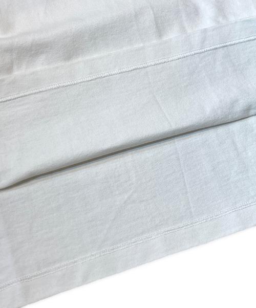 JIL SANDER（ジルサンダー）JIL SANDER (ジルサンダー) ロゴプリントボトルネックTシャツ ホワイト サイズ:Sの古着・服飾アイテム