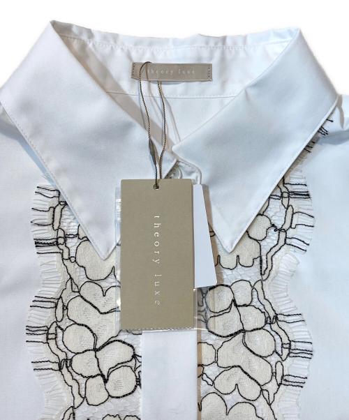 theory luxe（セオリーリュクス）theory luxe (セオリーリュクス) 店舗限定 Luxe Cotton Rida ホワイト サイズ:M 未使用品の古着・服飾アイテム