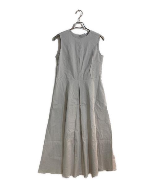 theory luxe（セオリーリュクス）theory luxe (セオリーリュクス) Lush Linen Jadie Dress（ラッシュリネンジェイディードレス） ベージュ サイズ:SIZE38の古着・服飾アイテム