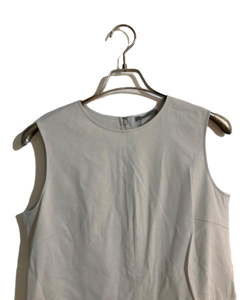 theory luxe（セオリーリュクス）theory luxe (セオリーリュクス) Lush Linen Jadie Dress（ラッシュリネンジェイディードレス） ベージュ サイズ:SIZE38の古着・服飾アイテム