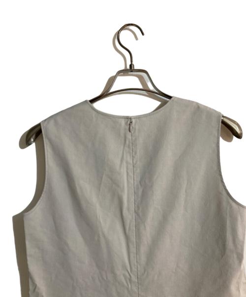 theory luxe（セオリーリュクス）theory luxe (セオリーリュクス) Lush Linen Jadie Dress（ラッシュリネンジェイディードレス） ベージュ サイズ:SIZE38の古着・服飾アイテム