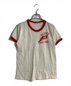 Championチャンピオン）の古着「リンガーTシャツ」｜ホワイト