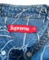 中古・古着 Supreme (シュプリーム) Handwriting Jacquard Denim Shirt／ ハンドライティングジャガードデニムシャツ インディゴ サイズ:M：18000円