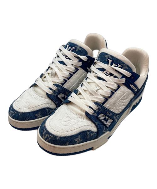 LOUIS VUITTON（ルイ ヴィトン）LOUIS VUITTON (ルイ ヴィトン) LVトレイナー ブルー サイズ:8の古着・服飾アイテム